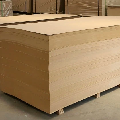 Fiberplate med middels tetthet