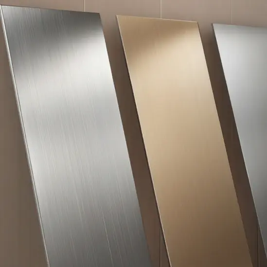 Metall flammehemmende panel
